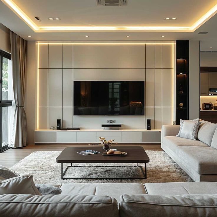 Sala com Jardim Vertical
